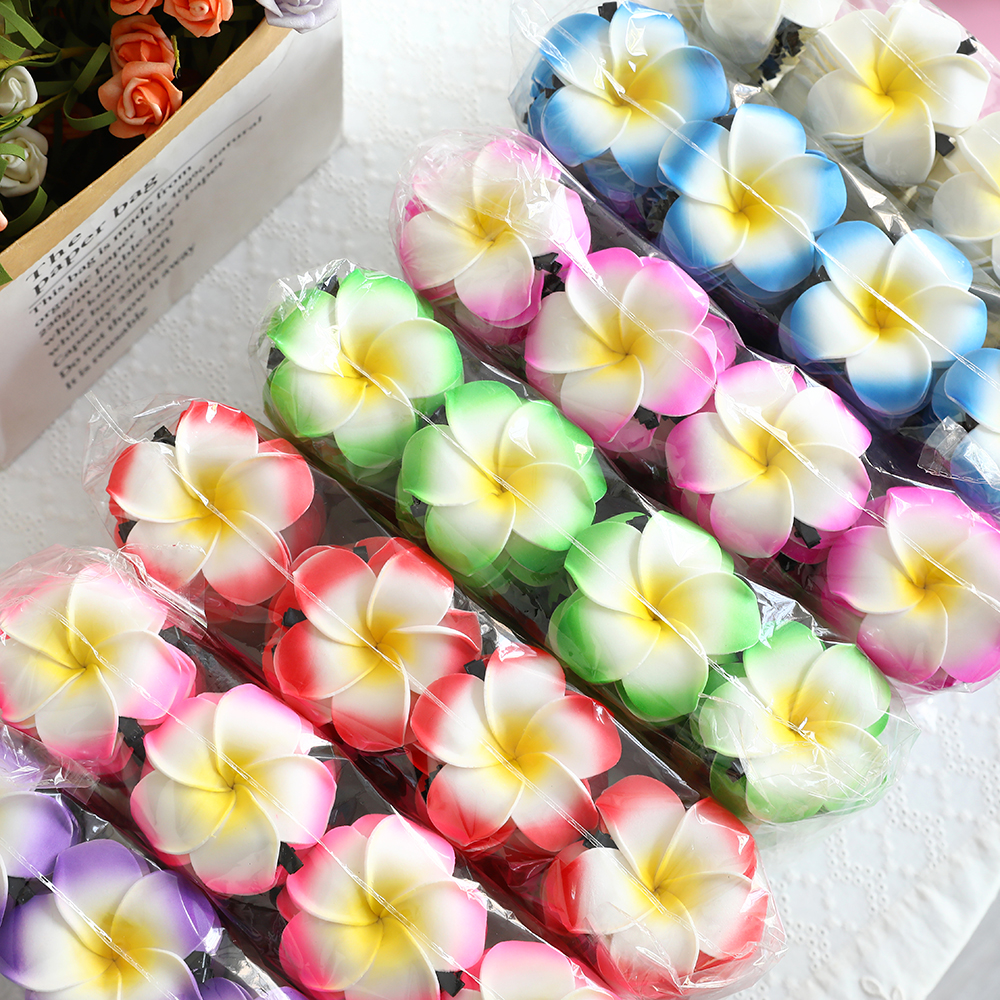 Christmas Wreath Fake - 10PCS Hawaiian PE Foam Plumeria Fake