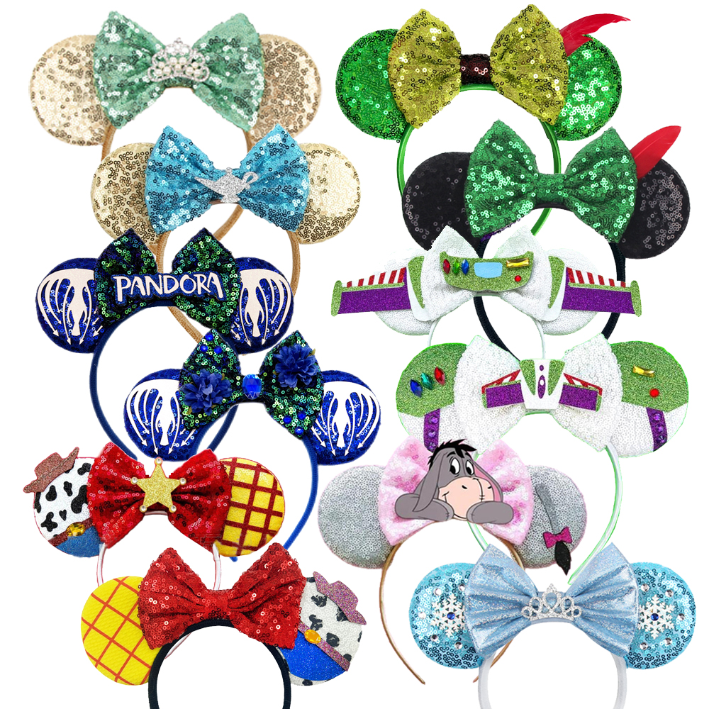 Reindeer Antlers Headband - New Mouse Ears Headband Cartoon Sequin