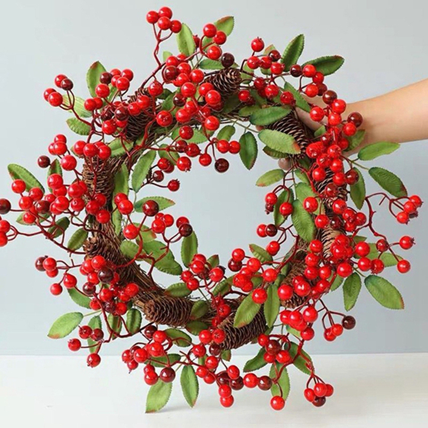 Artificial Rattan Frame Home R - Christmas Wreath Fake review and price