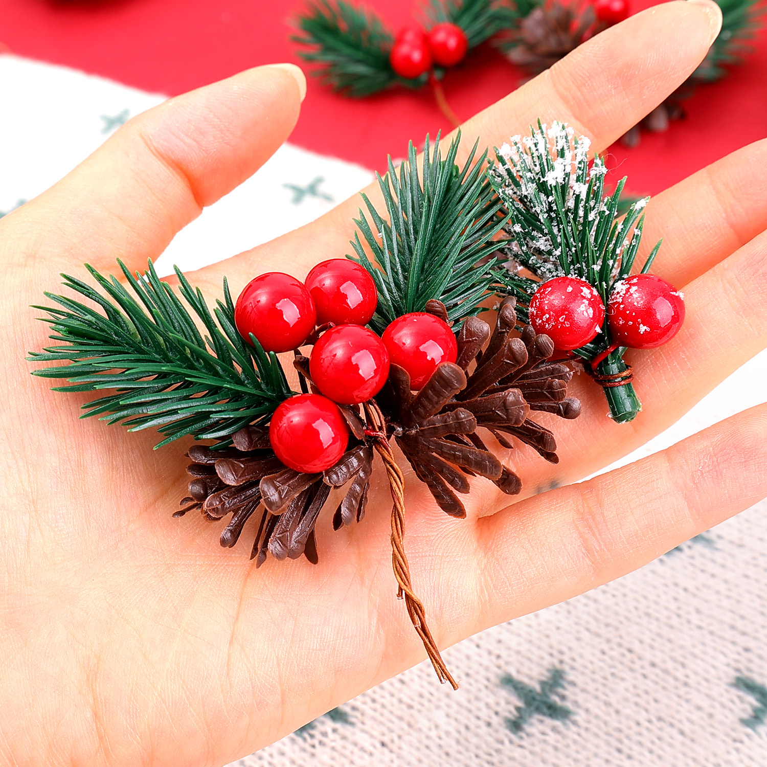 5/50Pcs Christmas Artificial P - Christmas Tree Artificial review and price