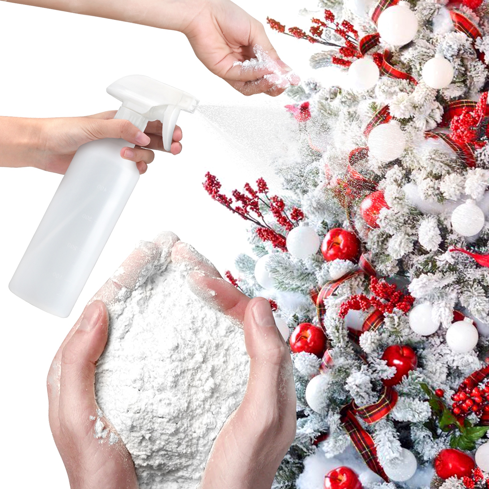 3.4 Lbs Artificial Snow Flocki - Christmas Wreath Fake review and price