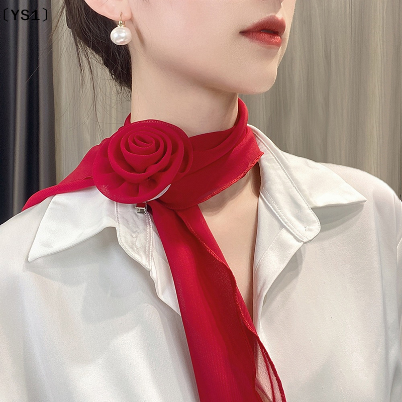 〔YS1〕Fashion Rose Flower Silk  - Ribbon Bow Gift review and price