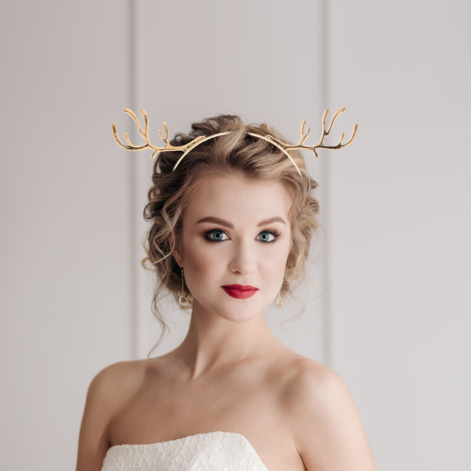 3Pcs Cute Reindeer Antler Head - Reindeer Antlers Headband review and price