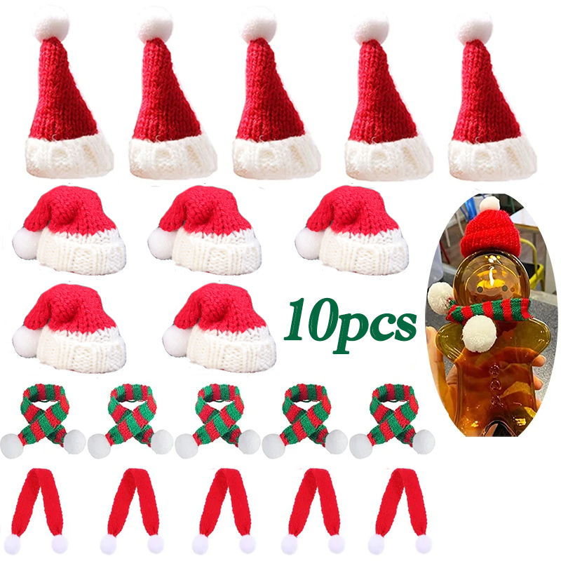 1-10pcs Christmas Doll Mini Fi - Santa Hat Plush review and price
