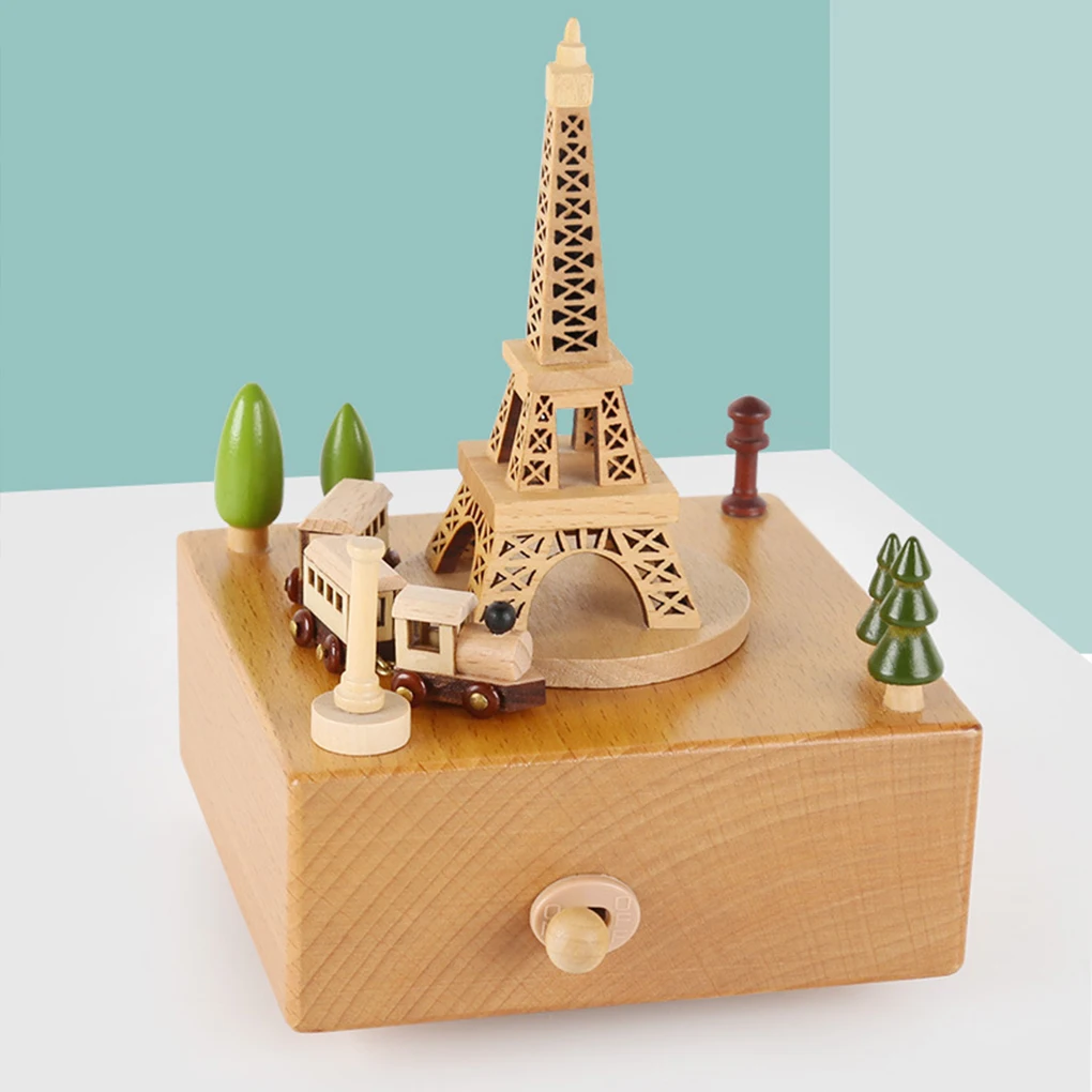 Wooden Carousel Music Box Orna - Snow Globe Musical review and price