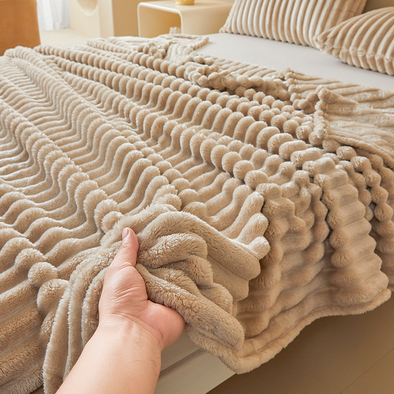 Luxurious Double-Sided Faux Ra - Christmas Throw Blanket review and price