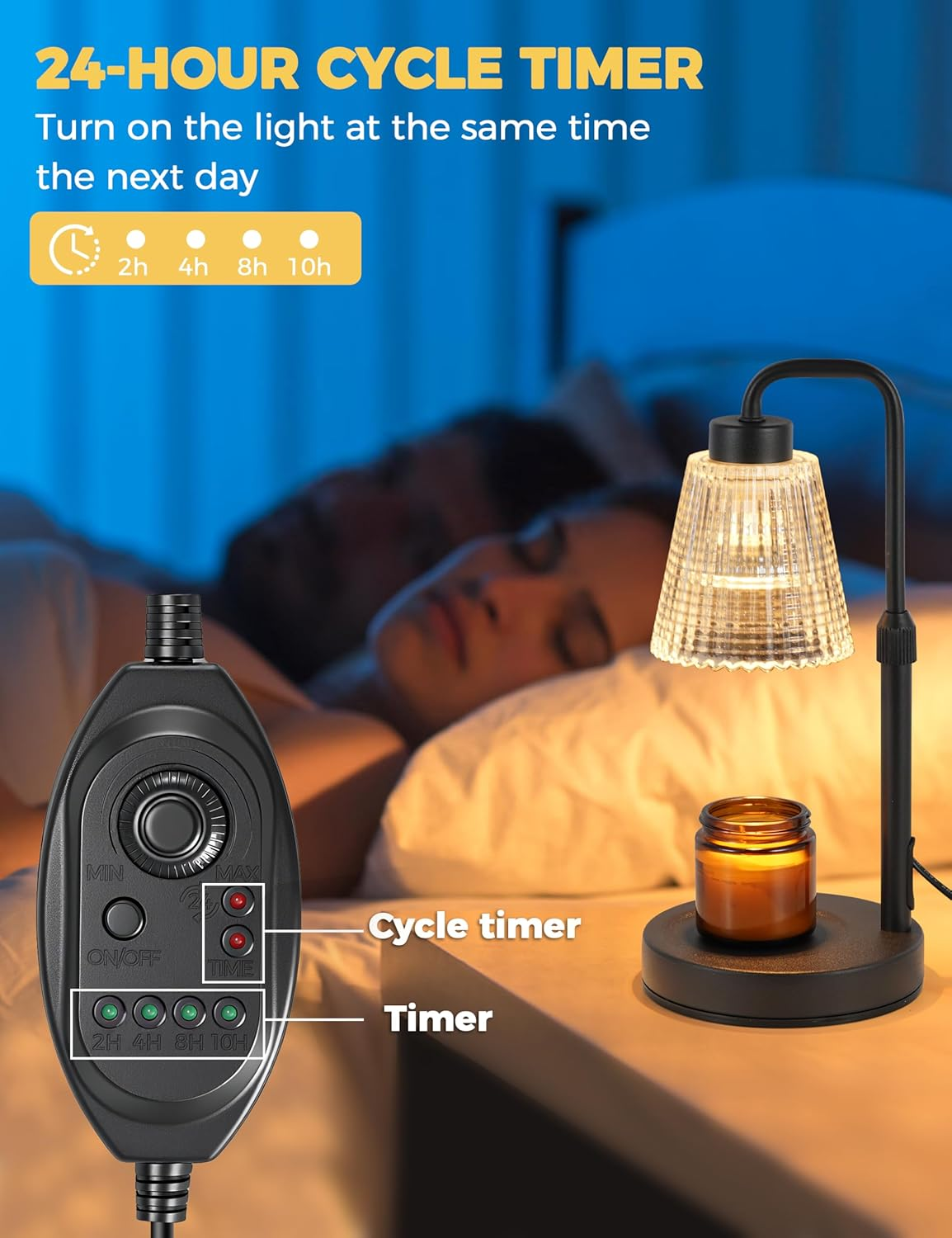 Candle Warmer Lamp with Timer  - Holiday Candle Set review and price