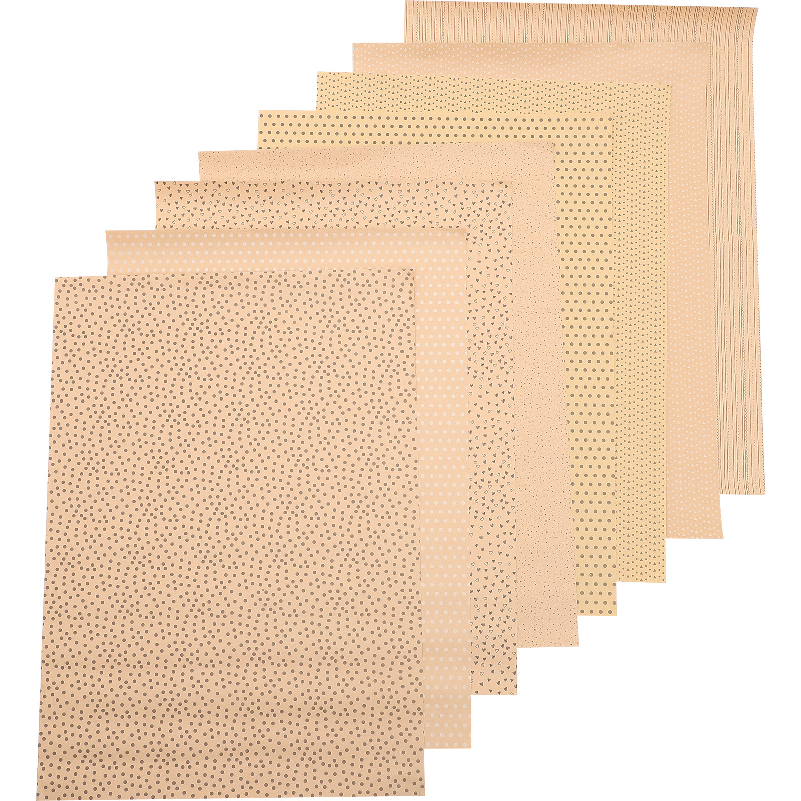 8Pcs Retro Kraft Paper Wrappin - Gift Box Wrap Set review and price