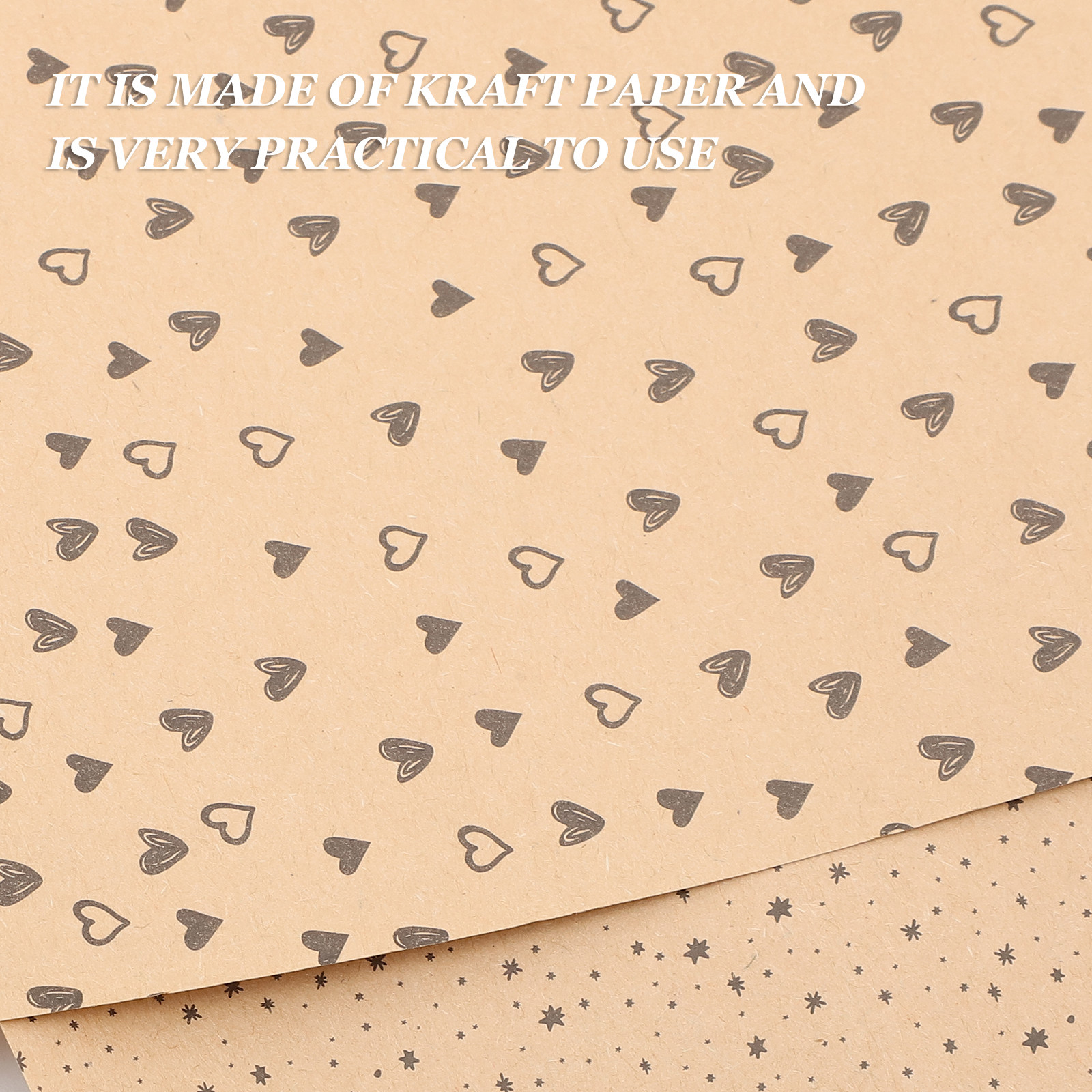 8Pcs Retro Kraft Paper Wrappin - Gift Box Wrap Set review and price