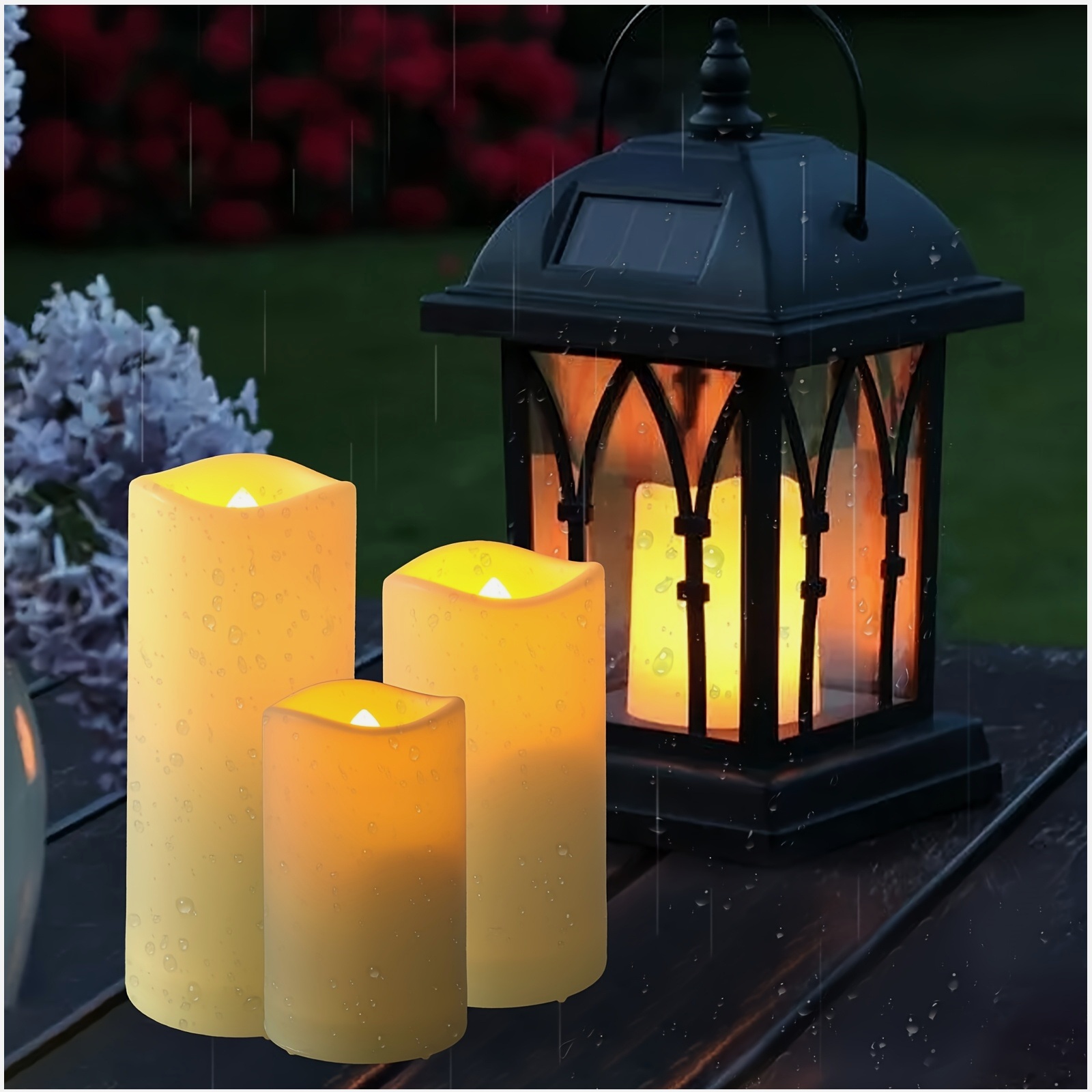 72-Piece Flameless Flickering  - Holiday Candle Set review and price