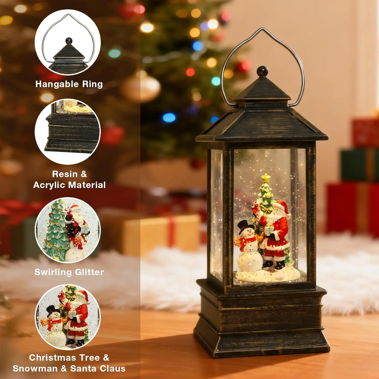 Christmas Snow Globe Lantern w - Snow Globe Musical review and price
