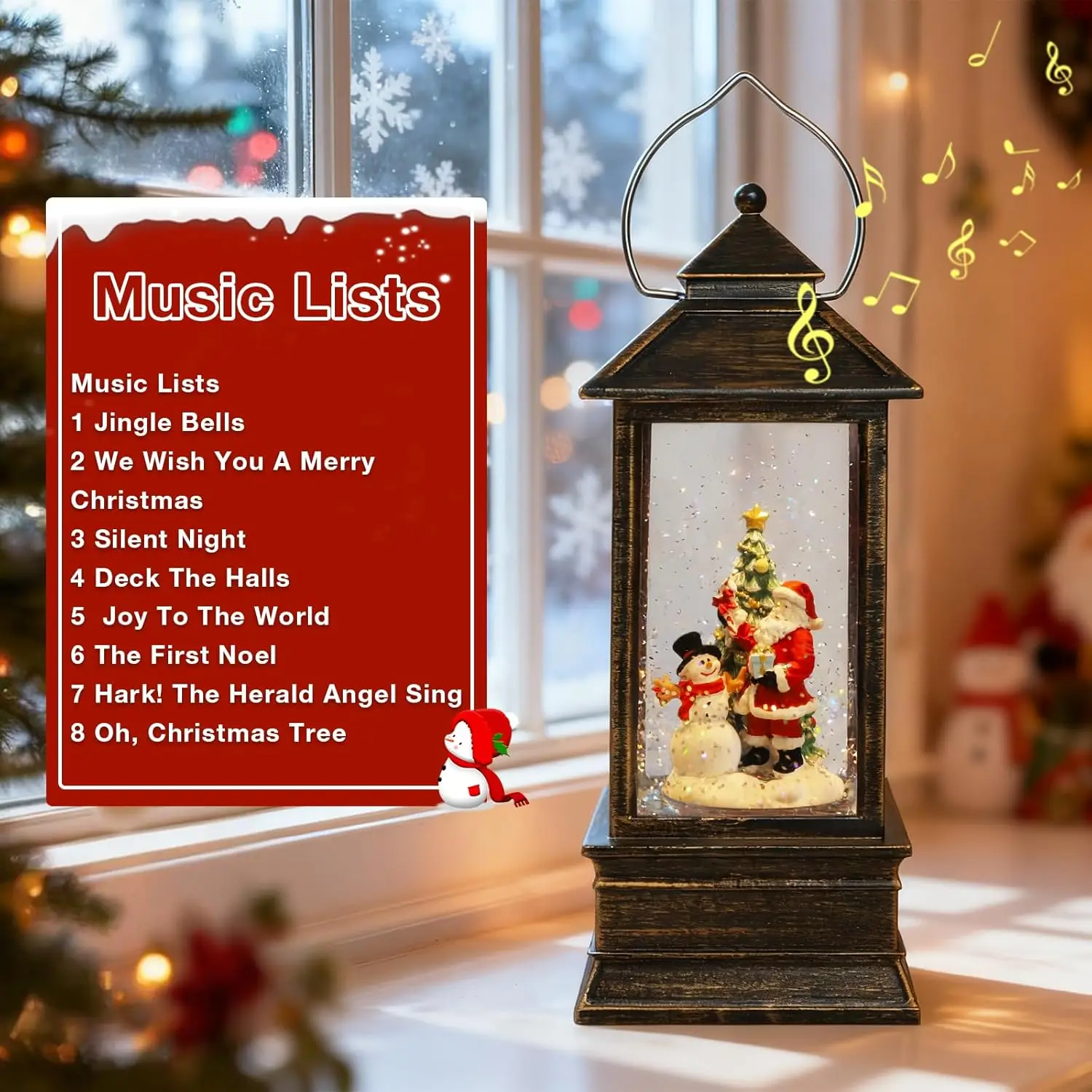 Christmas Snow Globe Lantern w - Snow Globe Musical review and price