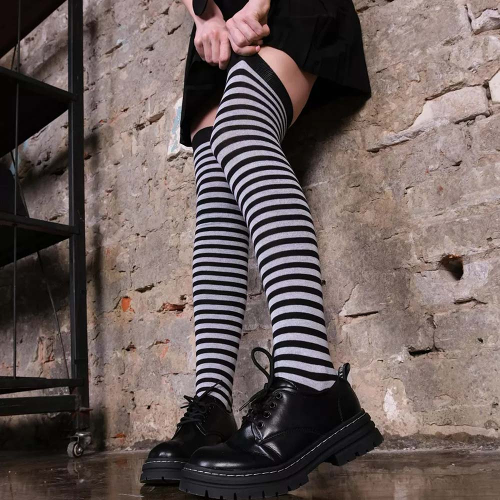 Autumn Stripes Over Knee Thigh - Christmas Stocking Hanging review and price