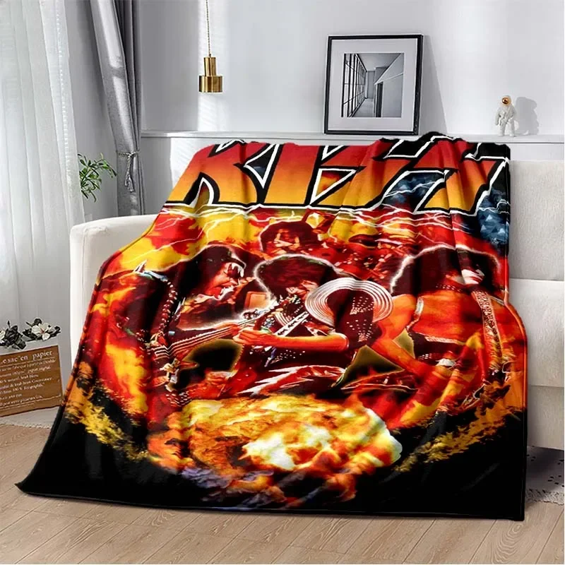 KISS Band Pattern Throw Blanke - Christmas Throw Blanket review and price