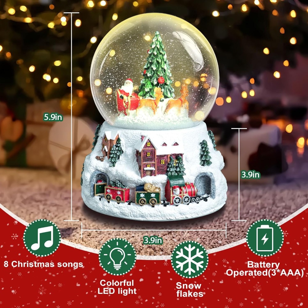 5.9-Inch Musical Snow Globe wi - Snow Globe Musical review and price