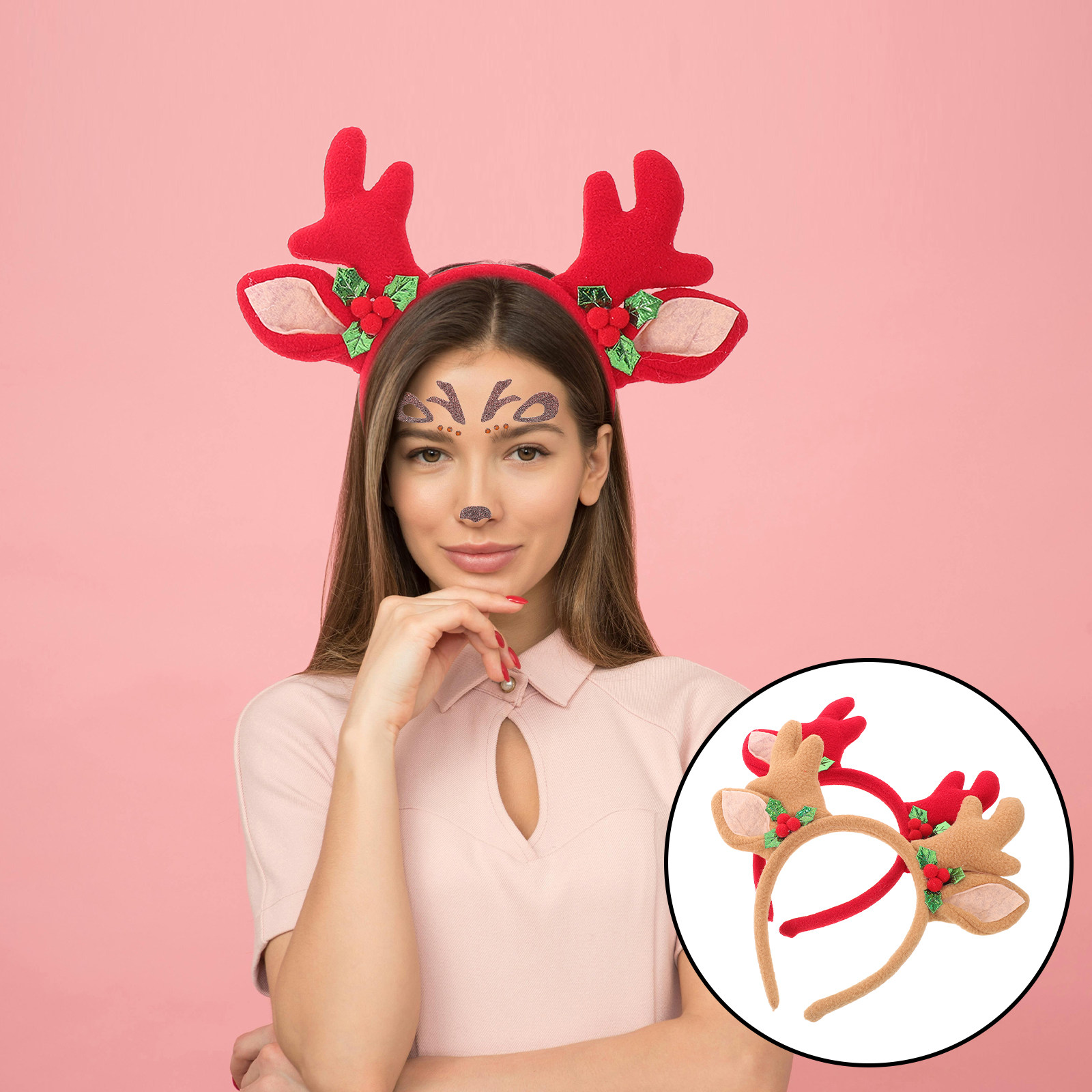 4Pcs Reindeer Antler Headband  - Reindeer Antlers Headband review and price