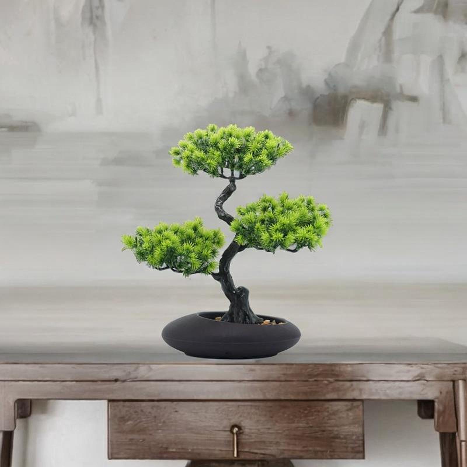Artificial Potted Greeting Pin - Christmas Tree Artificial review and price
