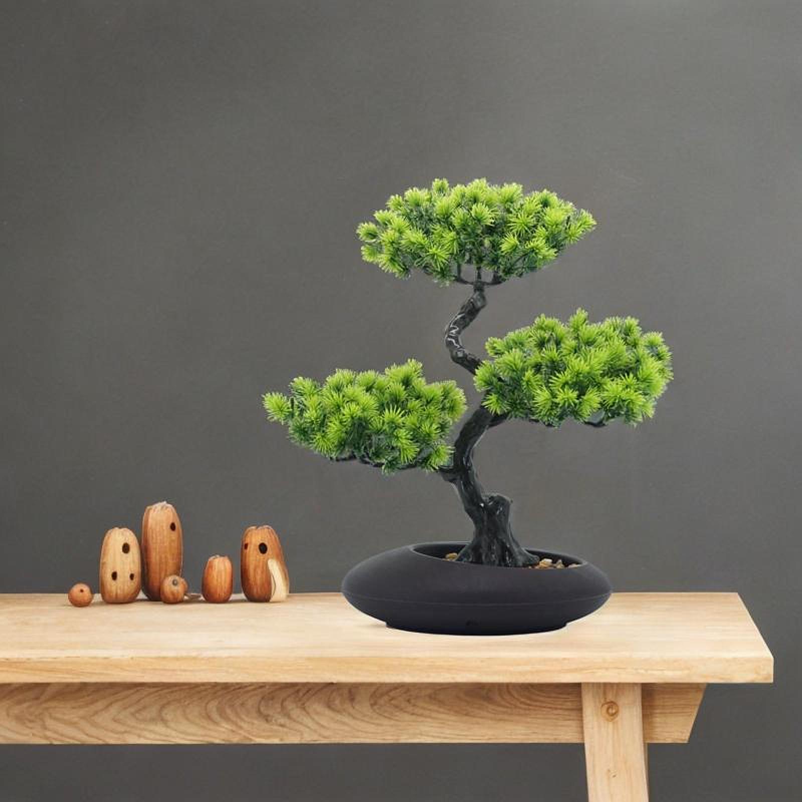 Artificial Potted Greeting Pin - Christmas Tree Artificial review and price
