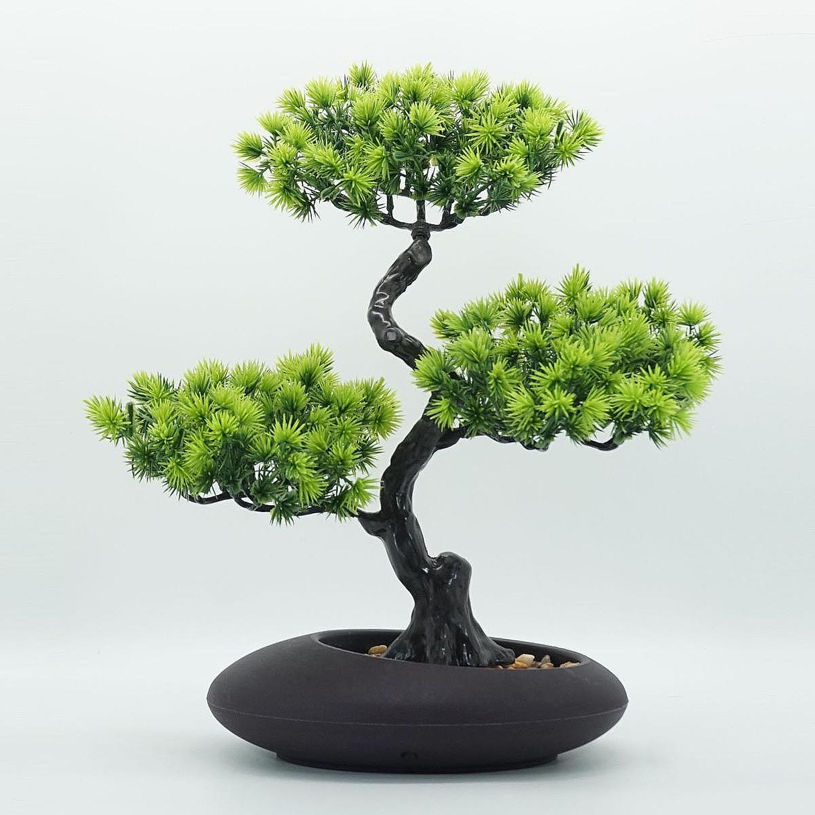 Artificial Potted Greeting Pin - Christmas Tree Artificial review and price