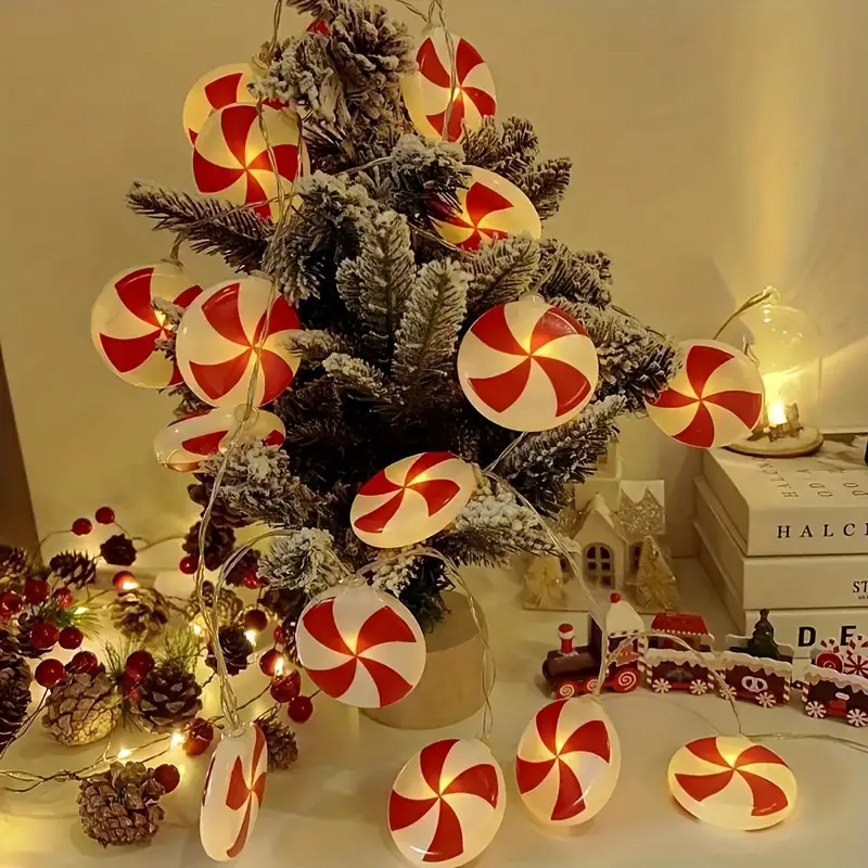 6m 40 LEDS Festive Candy Cane  - Led Fairy String Lights review and price