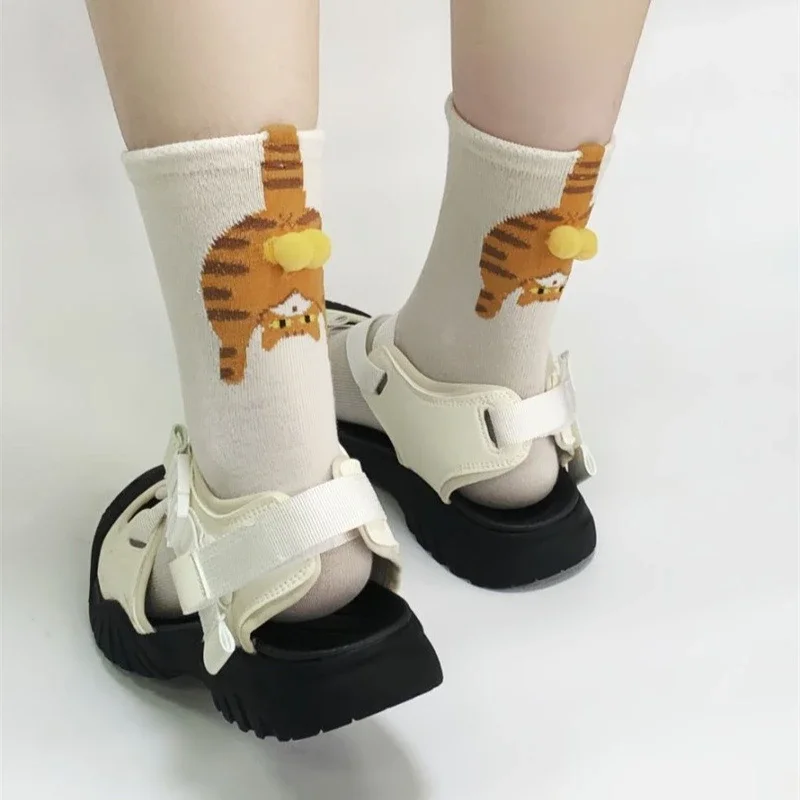Couple Cat Egg Socks 3D Funny  - Christmas Stocking Hanging review and price