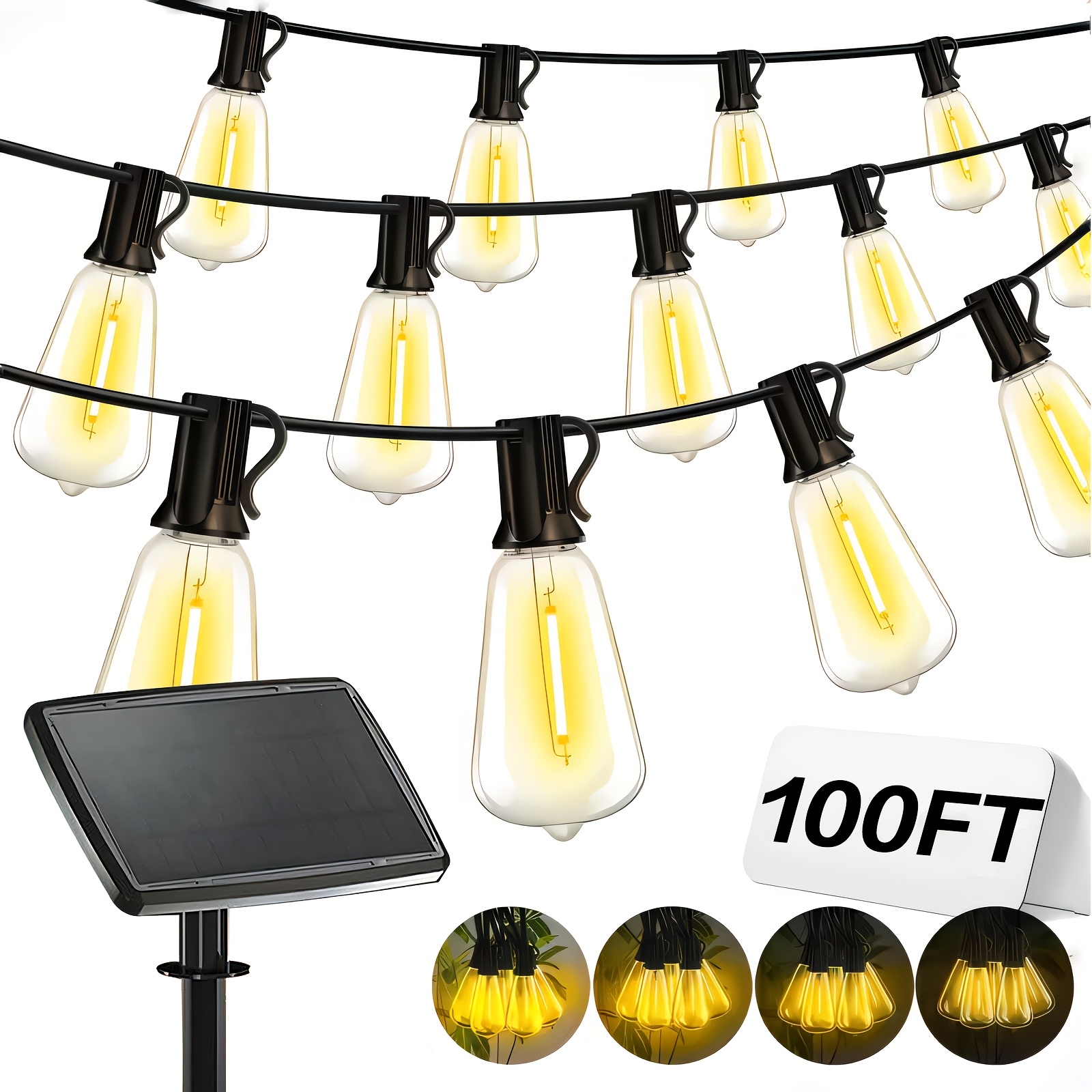 Solar Lights Outdoor, 100ft Pa - Christmas Lights Outdoor review and price