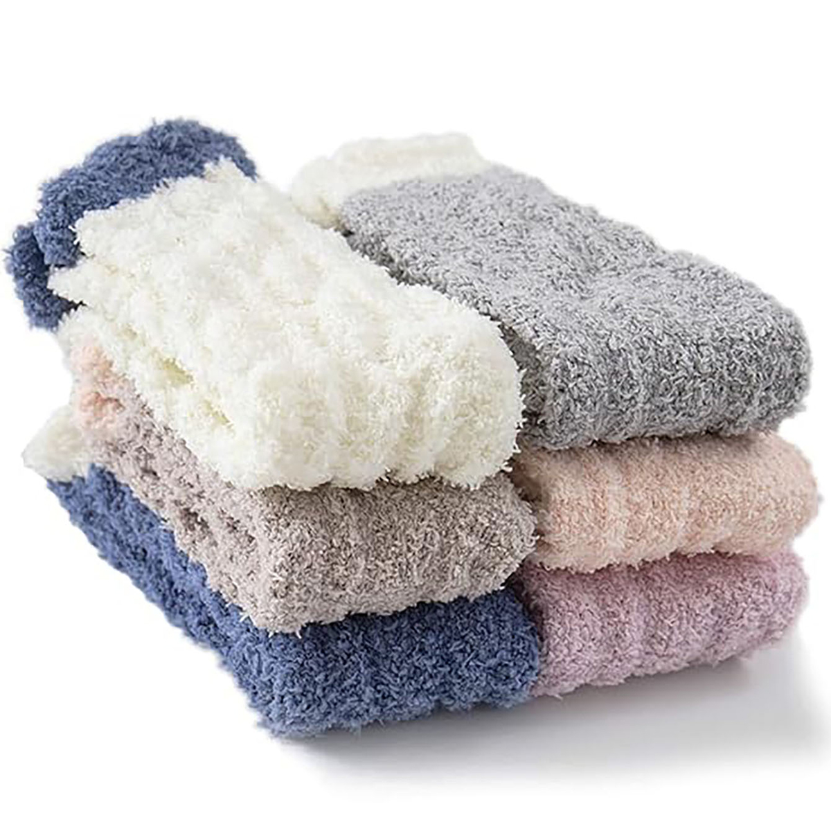 6/12 Pairs of Fuzzy Socks Soft - Christmas Stocking Hanging review and price