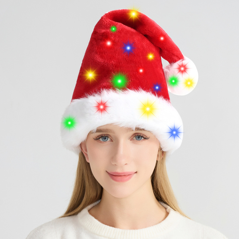 Christmas hat LED light plush  - Santa Hat Plush review and price