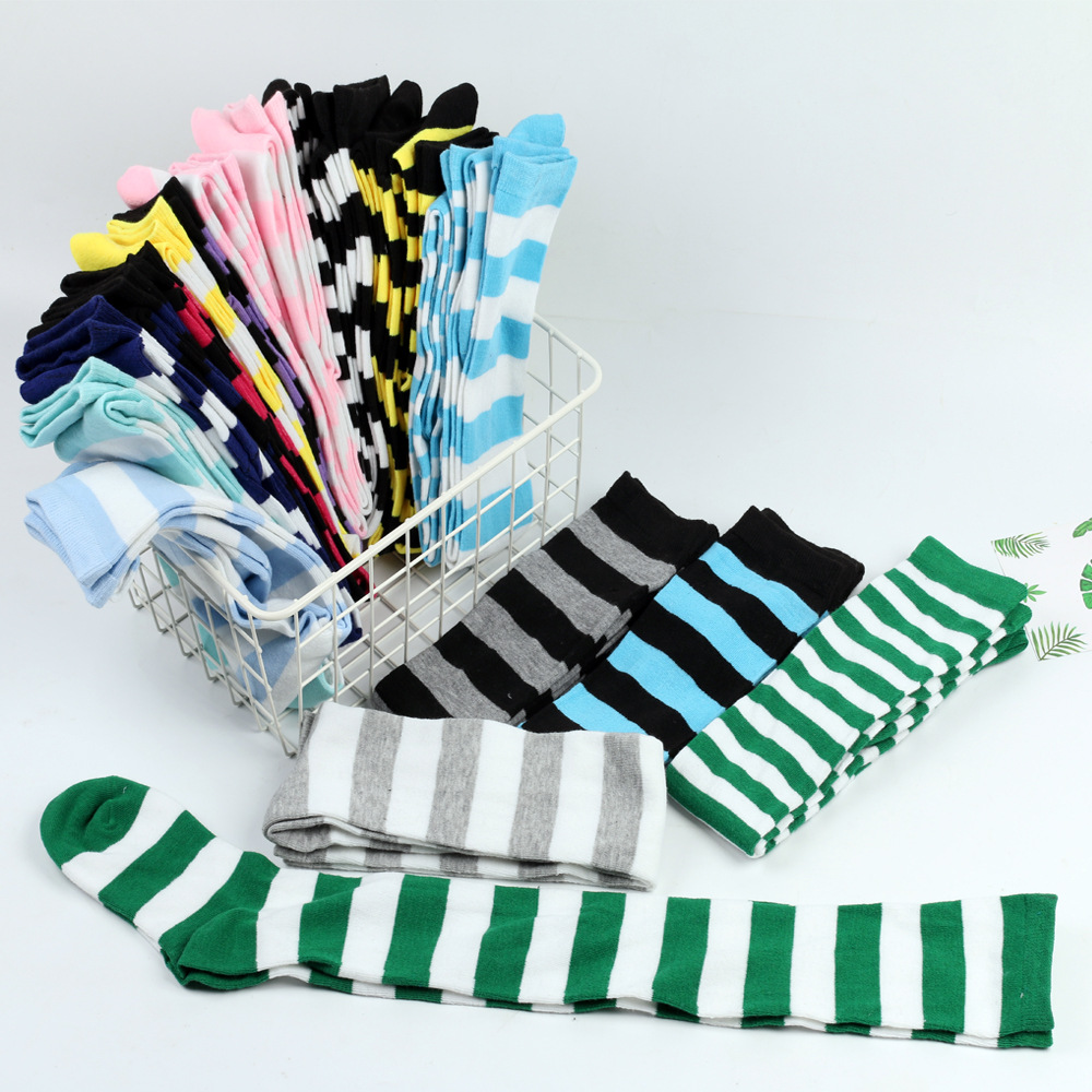 Wide Striped Stockings Women O - Christmas Stocking Hanging review and price