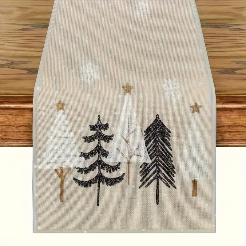 1pc Christmas Tree Themed Tabl - Christmas Table Runner review and price